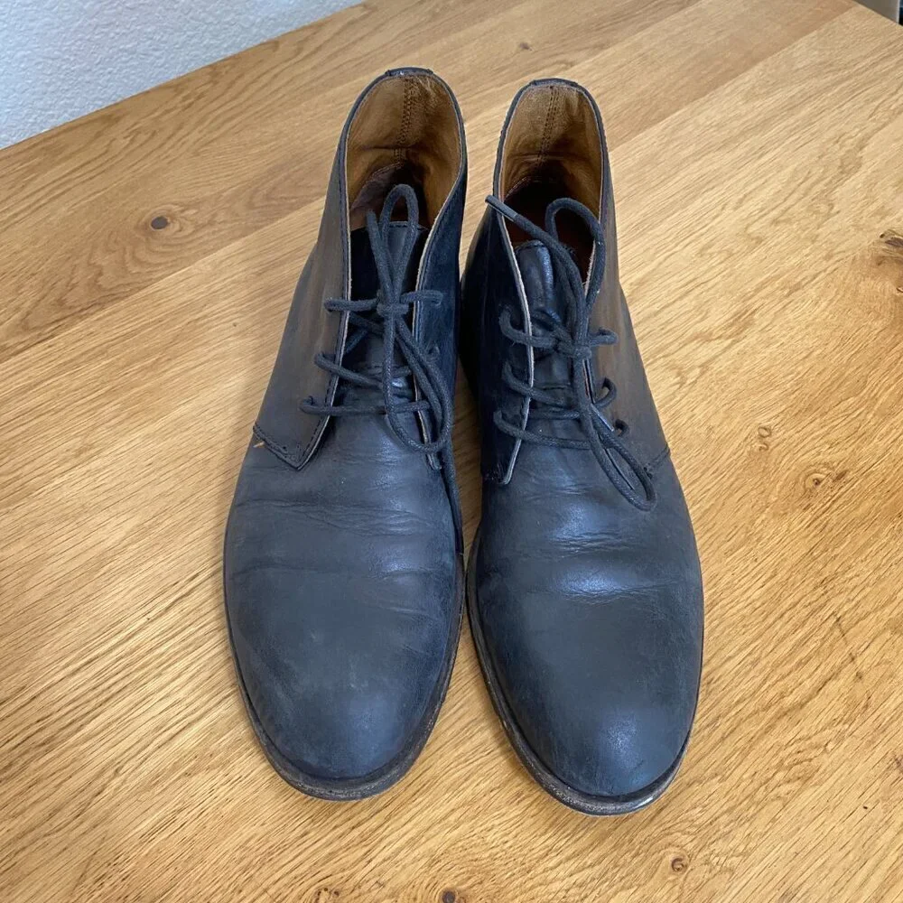 Frye ‘Sam’ Leather Chukka Boots 3482295 | Black | Size 8